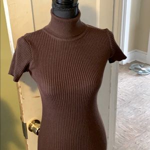 Medium length tight fitting dress